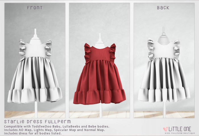 Little One. Starlie Dress - Fullperm