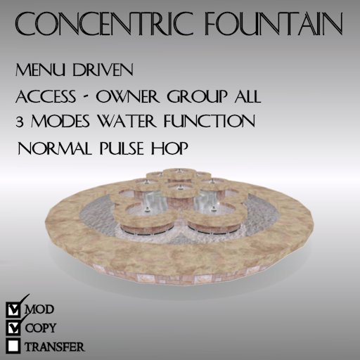 Concentric Fountain