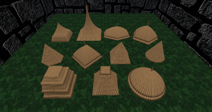 Tiki Hut Rooves Natural Sea Grass