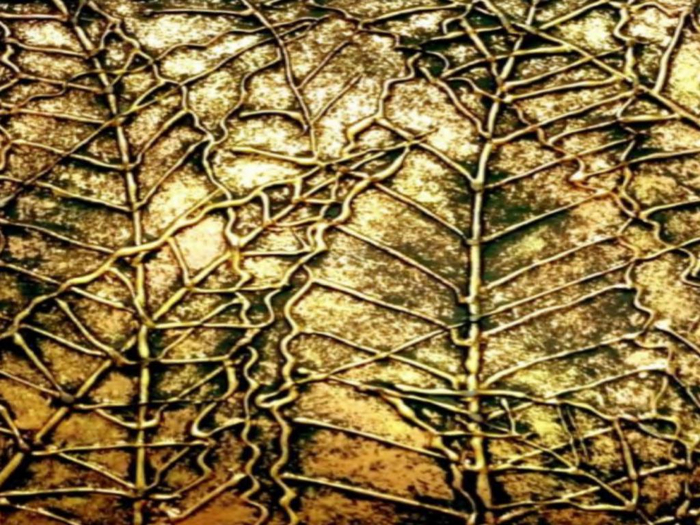 Golden Leaves Texture