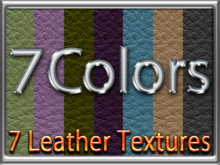 Zoy Texture [ Real Leather 03 ] Seamless - 7 Colors