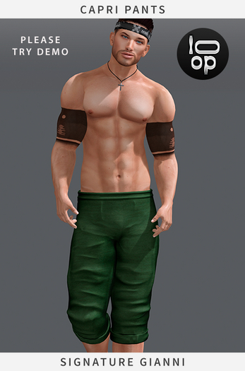 [loop] Capri Pants 03 Signature
