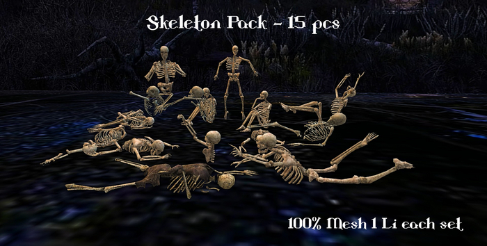 I: Skeleton Pack - 15 pcs