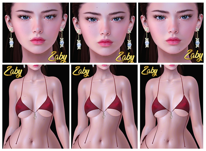 Zaby - Face (EvoX) & Body Moles Fatpack