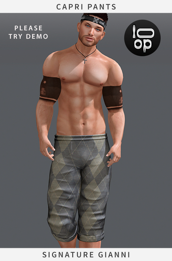 [loop] Capri Pants 05 Signature