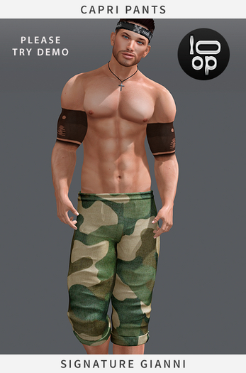 [loop] Capri Pants 07 Signature