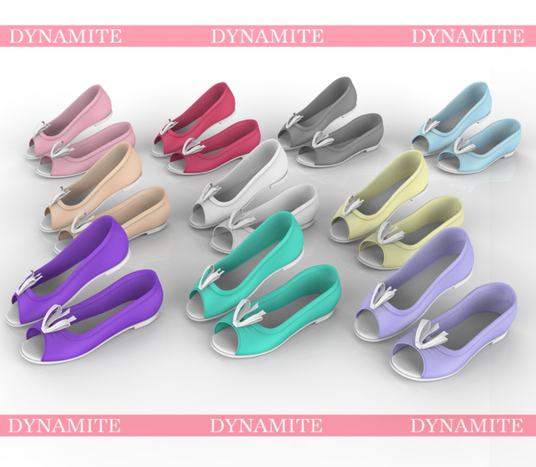 FATPACK Pastel Flat Shoes