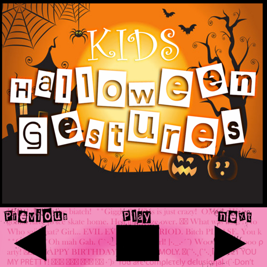 Ghost kid Gesture-Mommie