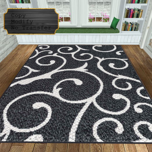 Georgia Rug=Black