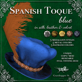 Grasshopper St Spanish Toque - Blue