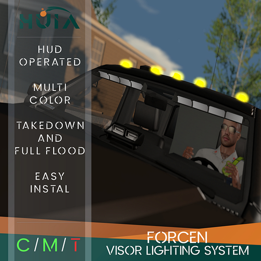 ~Huia~ ForceN Visor Lighting System