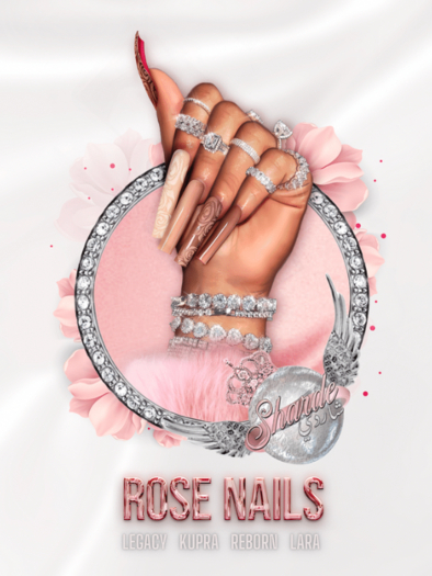SHARDE $ Rose Nails