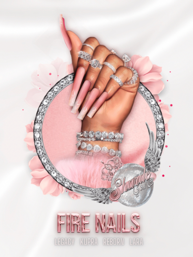 SHARDE $ Fire Nails