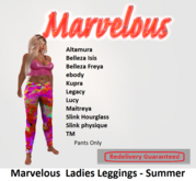 Marvelous  Ladies Legging - Summer