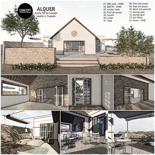 14. Concept} ALQUER.HOUSE . RARE