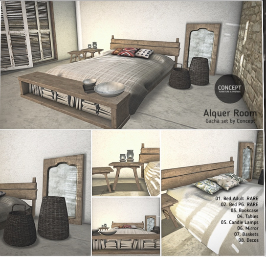 02. Concept} ALQUER. BED. PG.- RARE