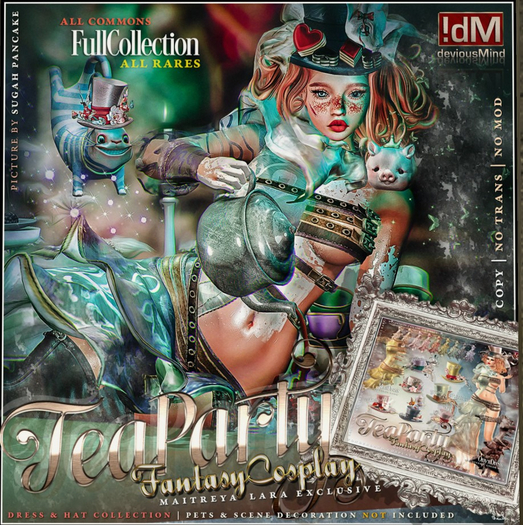  ::SELLEN:: RARE 17 !dM TeaParty **ONYX RARE** (BOX LARA)