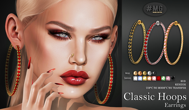 #MG - Classic Hoops - Earrings