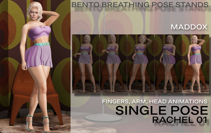MADDOX | Bento Breathing POSE STAND ANIMATION | RACHEL 01