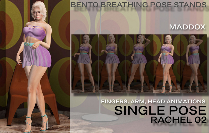 MADDOX | Bento Breathing POSE STAND ANIMATION | RACHEL 02