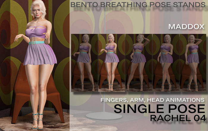 MADDOX | Bento Breathing POSE STAND ANIMATION | RACHEL 04