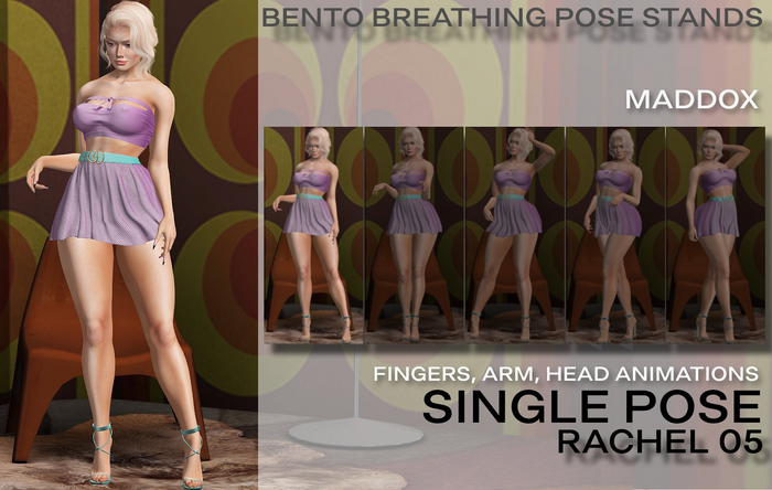 MADDOX | Bento Breathing POSE STAND ANIMATION | RACHEL 05