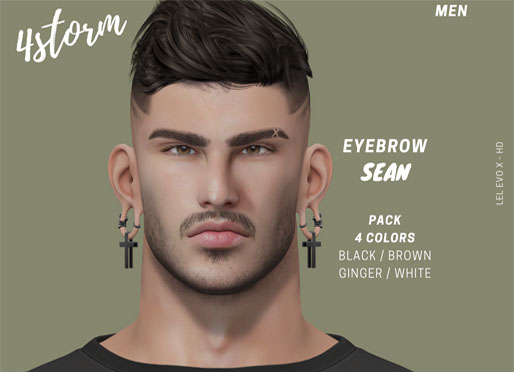 4STORM - Sean Eyebrow / Compatible HD LEL Evo X / Men