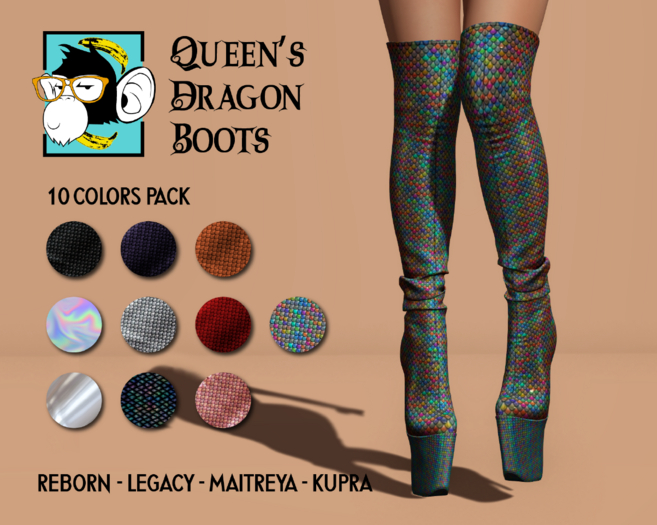 [N*Monkey] Queen's Dragon Boots  DEMO