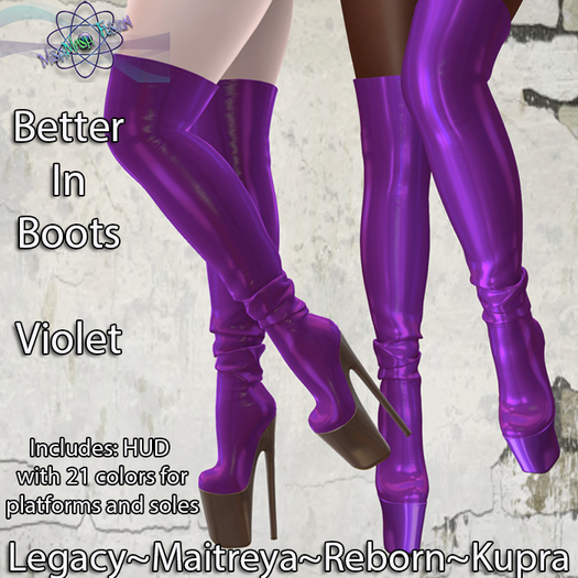 ~*MF*~ Better In Boots - Violet (Add or Rez)