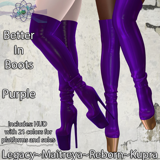 ~*MF*~ Better In Boots - Purple (Add or Rez)