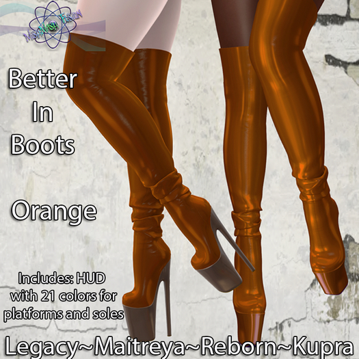 ~*MF*~ Better In Boots - Orange (Add or Rez)