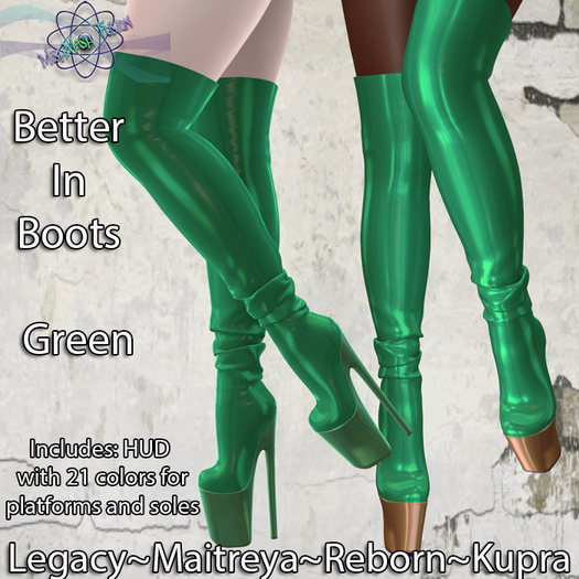 ~*MF*~ Better In Boots - Green (Add or Rez)