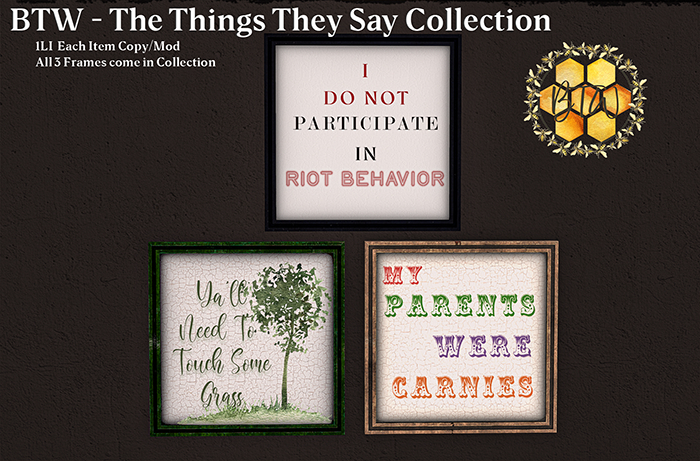 BTW - Things They Say Collection I (FATPACK) ADD