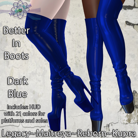 ~*MF*~ Better In Boots - Dark Blue (Add or Rez)