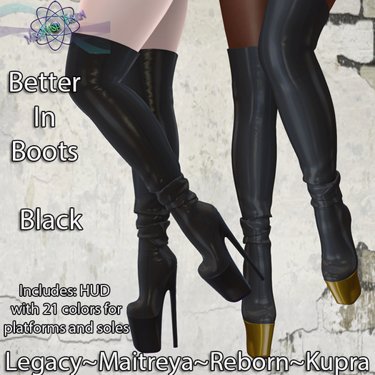 ~*MF*~ Better In Boots - Black (Add or Rez)