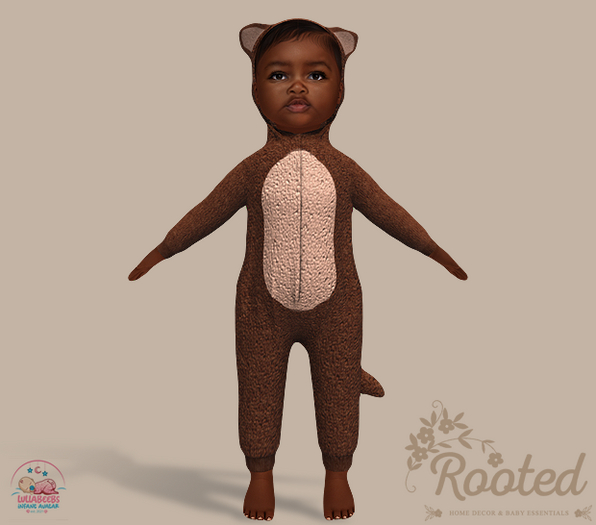 Rooted - Animal Onesie - Monkey