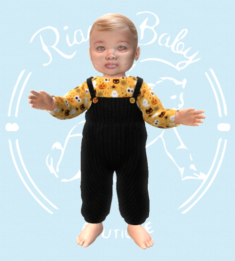 (RBB) Halloween 3 Overalls-LB