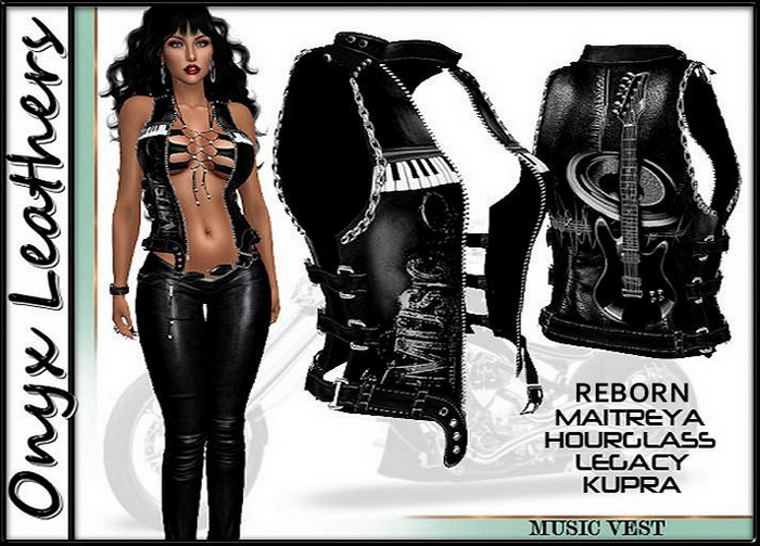 Black Music Vests - Long Version