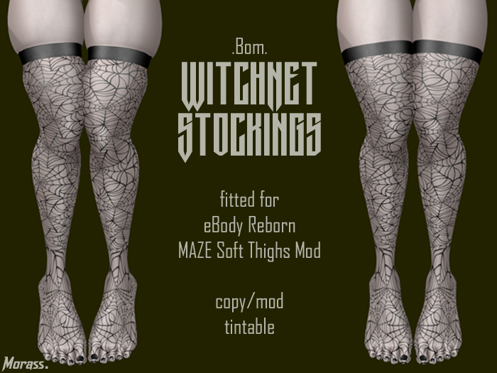 Morass. BOM WitchNet Stockings - Normal / Soft Thighs for Reborn