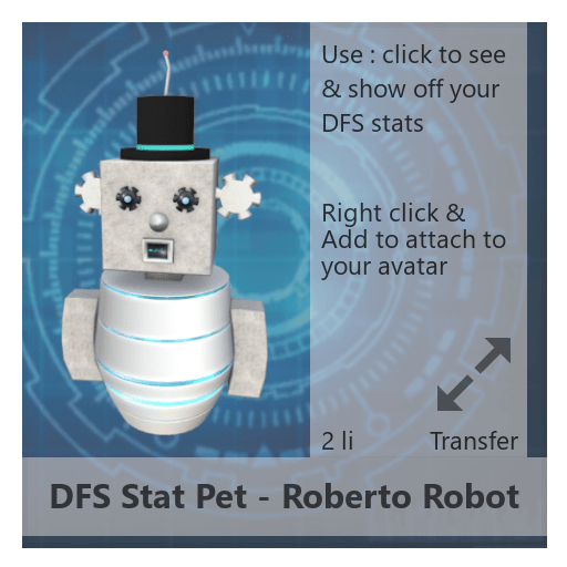 DFS Stat Pet - Roberto Robot (SciFi 2021)