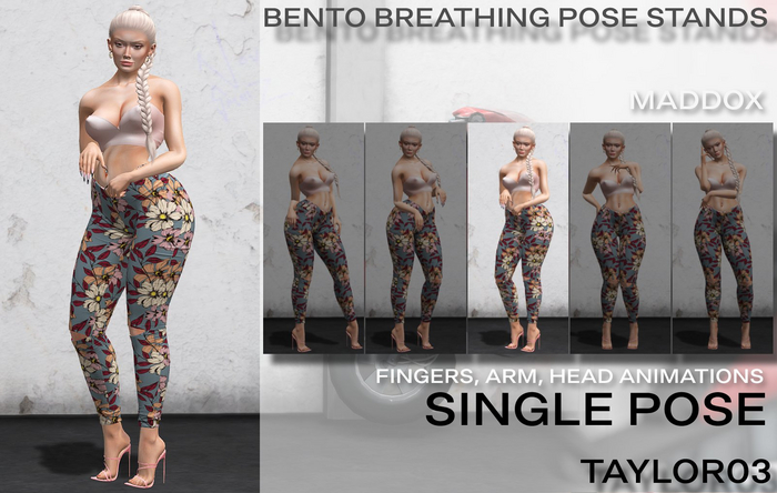 MADDOX | Bento Breathing POSE STAND ANIMATION | TAYLOR 03