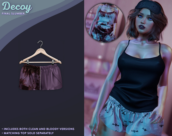 Decoy - Final Slumber Shorts: Purple
