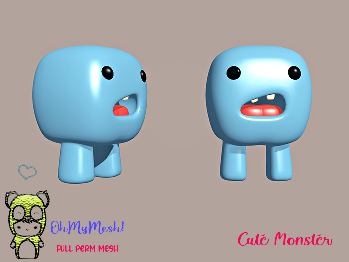 OhMyMesh! Cute Monster - Full Perm Mesh