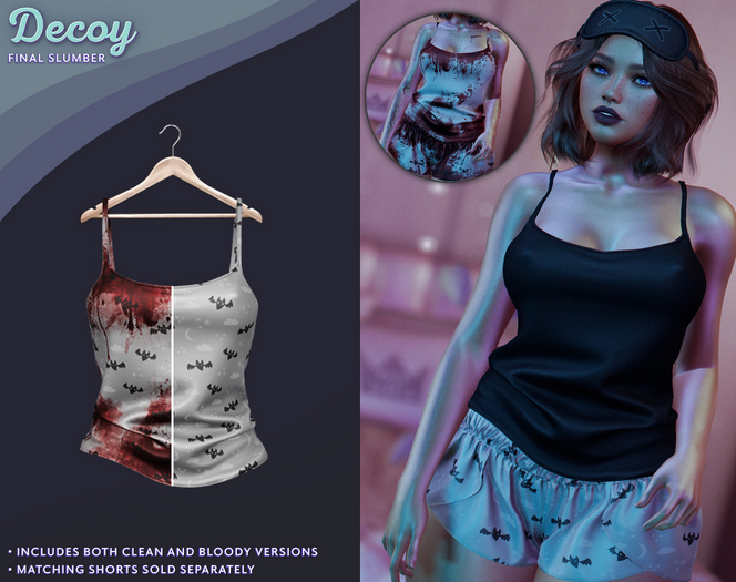 Decoy - Final Slumber Top: Bats