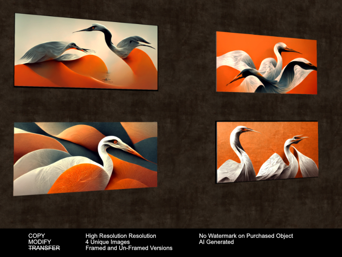 [Synthetic Intent] Sunrise Herons Collection