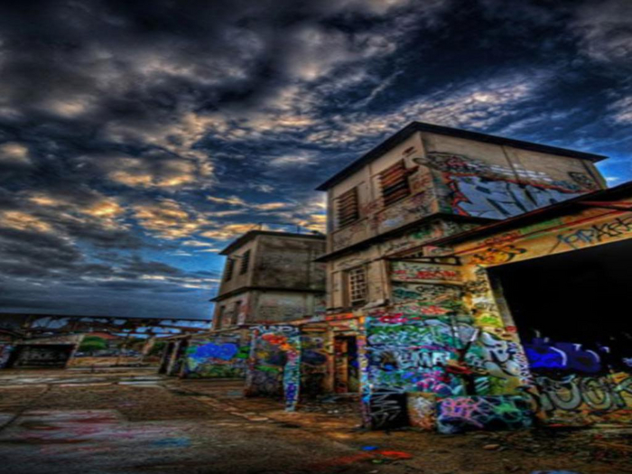 Graffiti Building Texture