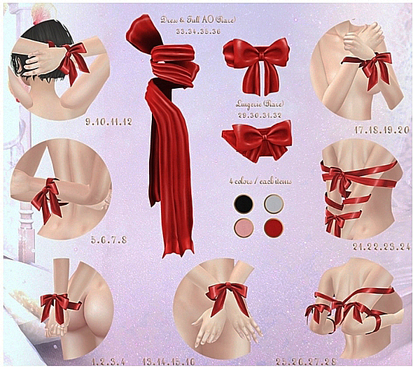 29.SallieLanguage//RibbonLingerie(Red) RARE