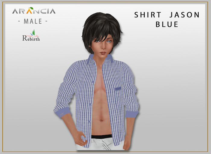 SHIRT JASON BLUE - REBIRTH