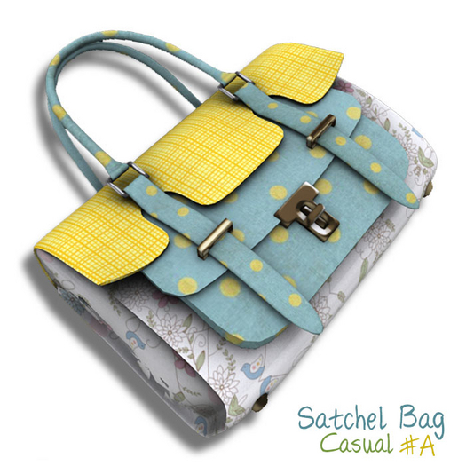 Fashionable satchel bag #A