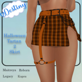_Destiny_ Halloween Tartan 2 Skirt